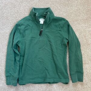 J Crew Crewcuts Green Quarter-Zip Boys Top XS